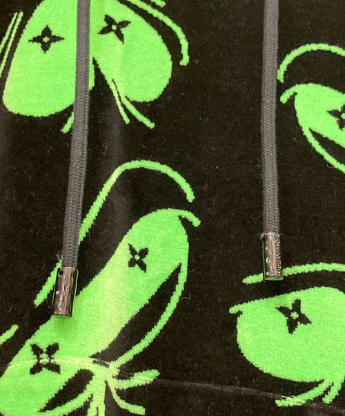 LOUIS VUITTON（ルイ ヴィトン）LOUIS VUITTON (ルイ ヴィトン) LVアイズグラフィックジャカードパーカー ブラック サイズ:Sの古着・服飾アイテム