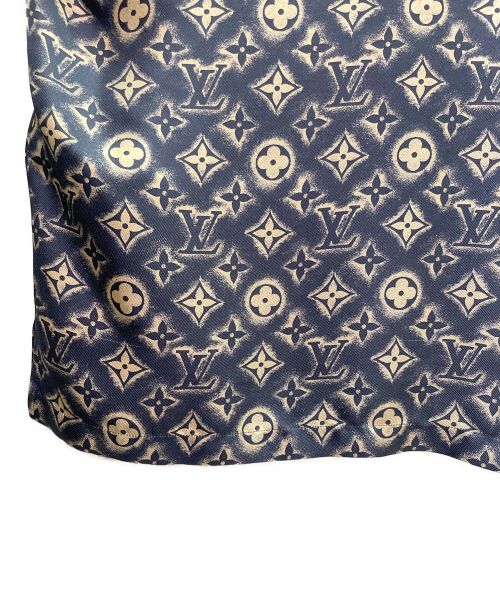LOUIS VUITTON（ルイ ヴィトン）LOUIS VUITTON (ルイ ヴィトン) モノグラムシルク半袖シャツ グレー サイズ:Sの古着・服飾アイテム