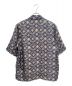 LOUIS VUITTON (ルイ ヴィトン) モノグラムシルク半袖シャツ グレー サイズ:S：110000円