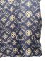 中古・古着 LOUIS VUITTON (ルイ ヴィトン) モノグラムシルク半袖シャツ グレー サイズ:S：110000円