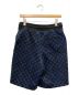 LOUIS VUITTON (ルイ ヴィトン) モノグラム スルー ジャガードハーフパンツ ブラック×ブルー サイズ:M：99800円