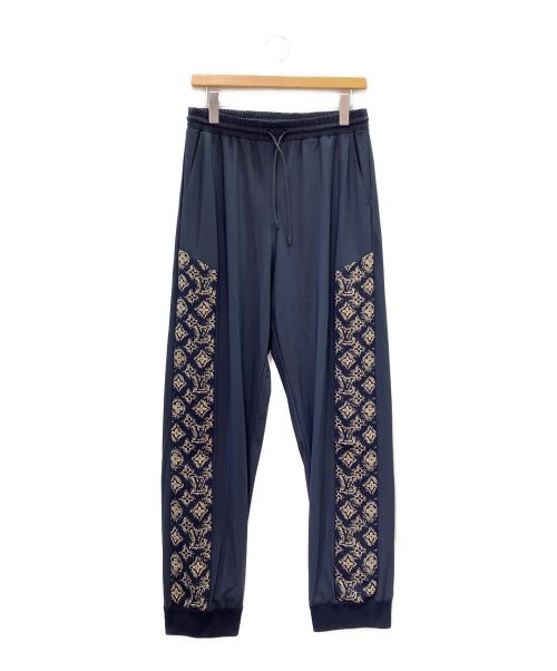 LOUIS VUITTON（ルイ ヴィトン）LOUIS VUITTON (ルイ ヴィトン) サイドロゴテープトラックパンツ ネイビー サイズ:Mの古着・服飾アイテム