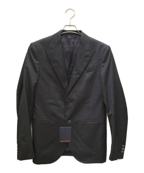 LOUIS VUITTON（ルイ ヴィトン）LOUIS VUITTON (ルイ ヴィトン) セットアップスーツ ブラック×ブルー サイズ:46 未使用品の古着・服飾アイテム