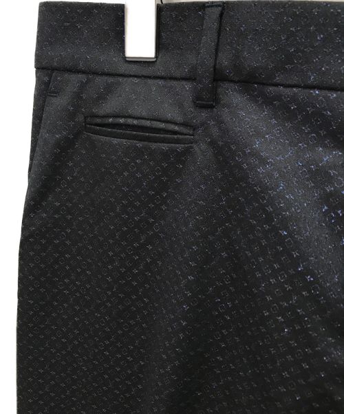 LOUIS VUITTON（ルイ ヴィトン）LOUIS VUITTON (ルイ ヴィトン) セットアップスーツ ブラック×ブルー サイズ:46 未使用品の古着・服飾アイテム