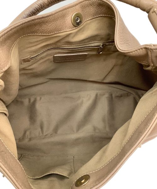 SEE BY CHLOE（シーバイクロエ）SEE BY CHLOE (シーバイクロエ) タッセル付きハンドバッグ ピンクベージュの古着・服飾アイテム