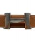 HERMES (エルメス) コンスタンスレザーベルト ゴールド×ノワール：89800円