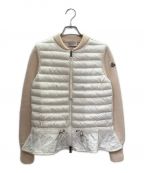 MONCLERモンクレール）の古着「MAGLIONE TRICOT CARDIGAN/ダウンジャケット」｜ホワイト