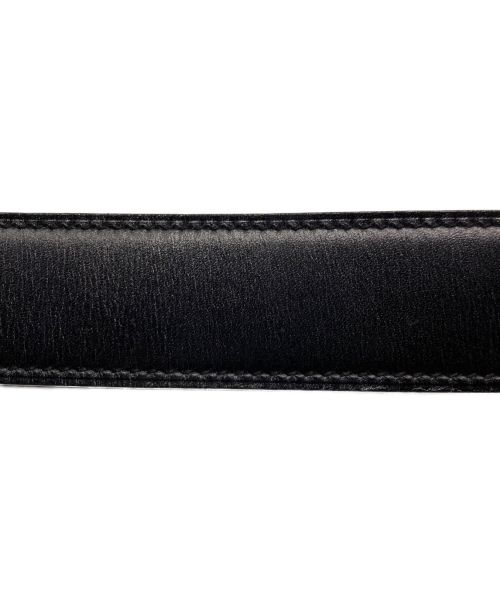 HERMES（エルメス）HERMES (エルメス) コンスタンスレザーベルト ゴールド×ノワールの古着・服飾アイテム