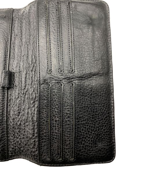 CHROME HEARTS（クロムハーツ）CHROME HEARTS (クロムハーツ) キルティング長財布 ブラックの古着・服飾アイテム