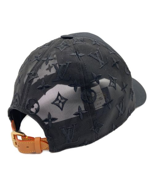LOUIS VUITTON（ルイ ヴィトン）LOUIS VUITTON (ルイ ヴィトン) ベースボール モノグラム メッシュ ブラック サイズ:Mの古着・服飾アイテム