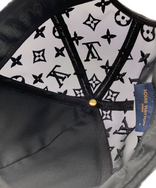 LOUIS VUITTON（ルイ ヴィトン）LOUIS VUITTON (ルイ ヴィトン) ベースボール モノグラム メッシュ ブラック サイズ:Mの古着・服飾アイテム