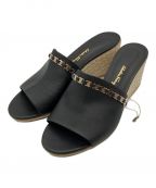 Salvatore Ferragamoサルヴァトーレ フェラガモ）の古着「エスパドリーユ ミュール」｜ブラック