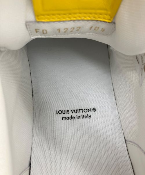 LOUIS VUITTON（ルイ ヴィトン）LOUIS VUITTON (ルイ ヴィトン) トレイナー・ライン スニーカー イエロー×ホワイト サイズ:10 2/1の古着・服飾アイテム