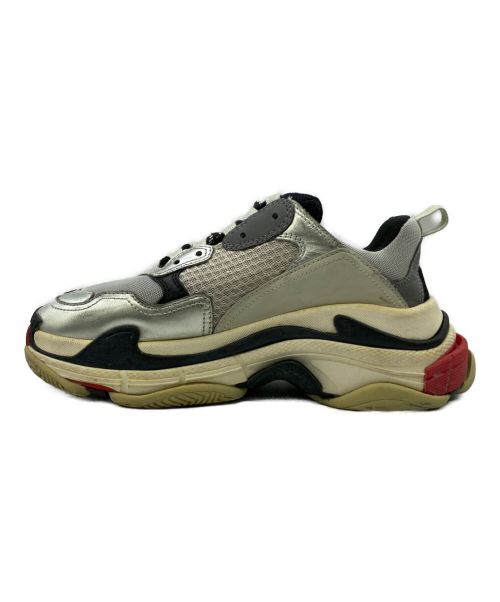 BALENCIAGA（バレンシアガ）BALENCIAGA (バレンシアガ) TRIPLE S ホワイト×シルバー サイズ:SIZE 40の古着・服飾アイテム
