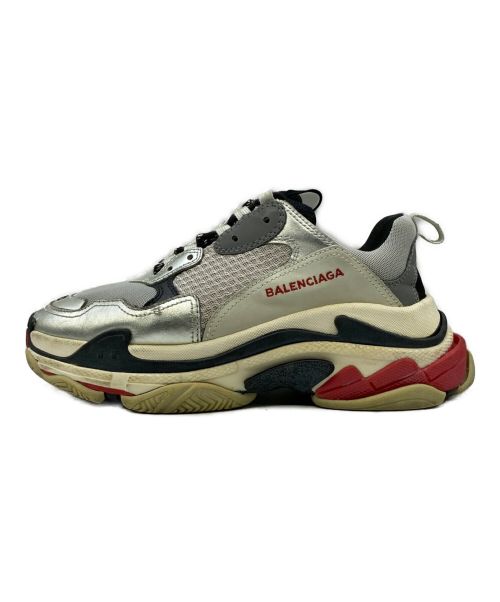 BALENCIAGA（バレンシアガ）BALENCIAGA (バレンシアガ) TRIPLE S ホワイト×シルバー サイズ:SIZE 40の古着・服飾アイテム