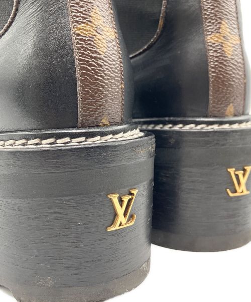 LOUIS VUITTON（ルイ ヴィトン）LOUIS VUITTON (ルイ ヴィトン) サイドゴアブーツ ブラック サイズ:36の古着・服飾アイテム