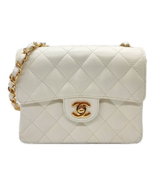 CHANEL（シャネル）CHANEL (シャネル) ミニマトラッセ ホワイト サイズ:17の古着・服飾アイテム