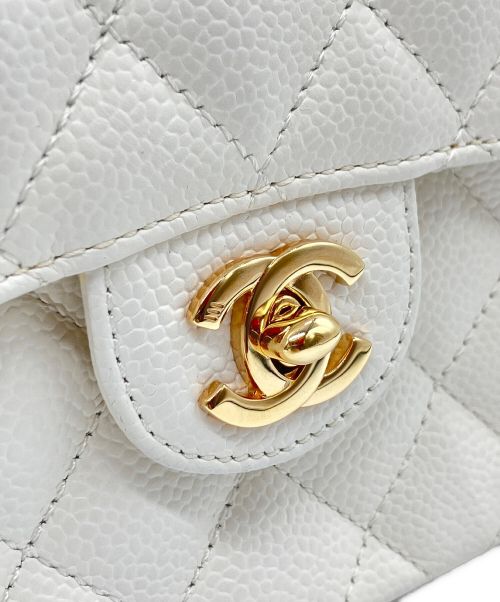 CHANEL（シャネル）CHANEL (シャネル) ミニマトラッセ ホワイト サイズ:17の古着・服飾アイテム