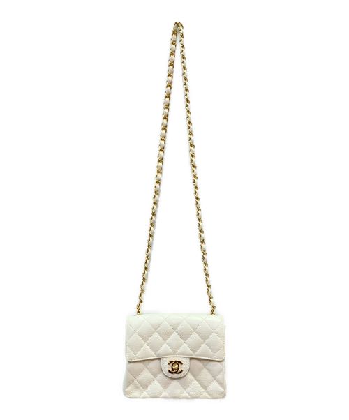 CHANEL（シャネル）CHANEL (シャネル) ミニマトラッセ ホワイト サイズ:17の古着・服飾アイテム