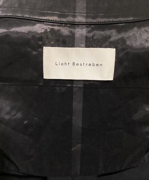 Licht Bestreben（リヒトベシュトレーベン）Licht Bestreben (リヒトベシュトレーベン) テグスポンチョシャツ ブラック サイズ:Mの古着・服飾アイテム