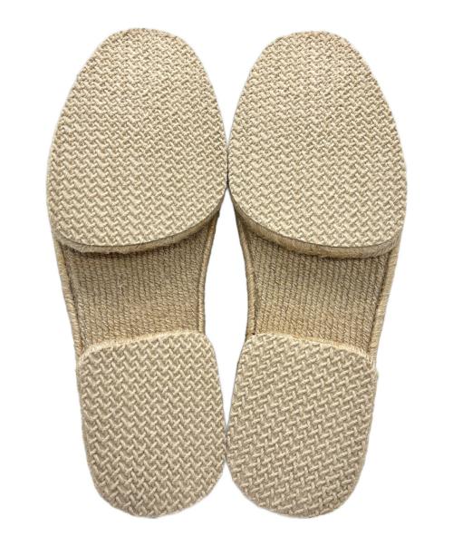 Salvatore Ferragamo（サルヴァトーレ フェラガモ）Salvatore Ferragamo (サルヴァトーレ フェラガモ) デザイン エスパドリーユ ブラック サイズ:9の古着・服飾アイテム