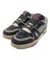 LOUIS VUITTON（ルイ ヴィトン）の古着「Crystal Covered LV Trainer 」｜ブラック×グレー×ホワイト