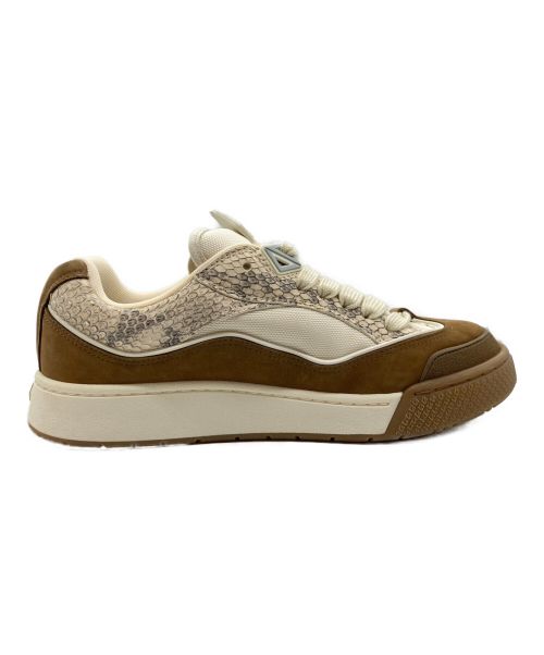 Christian Dior（クリスチャン ディオール）Christian Dior (クリスチャン ディオール) cactus jack (カクタスジャック) B713パイソンスニーカー ブラウン×ベージュ サイズ:42の古着・服飾アイテム