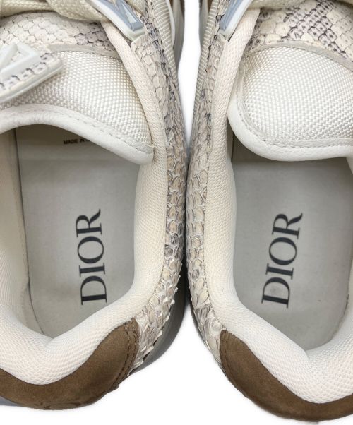Christian Dior（クリスチャン ディオール）Christian Dior (クリスチャン ディオール) cactus jack (カクタスジャック) B713パイソンスニーカー ブラウン×ベージュ サイズ:42の古着・服飾アイテム