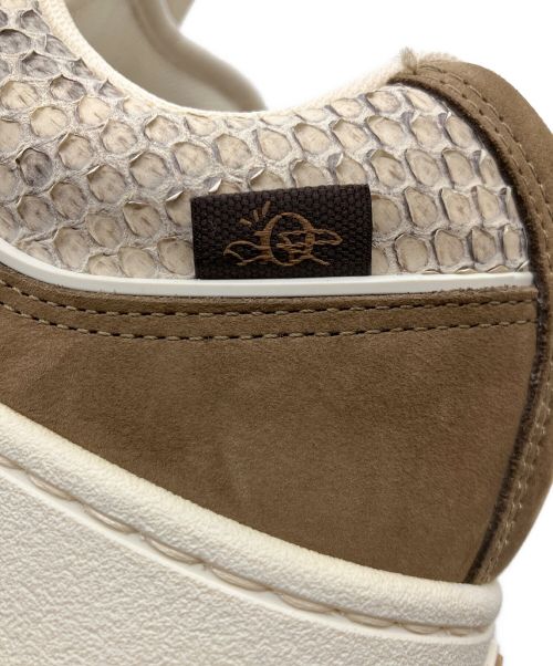 Christian Dior（クリスチャン ディオール）Christian Dior (クリスチャン ディオール) cactus jack (カクタスジャック) B713パイソンスニーカー ブラウン×ベージュ サイズ:42の古着・服飾アイテム