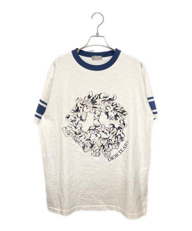 Christian Dior フラワー刺繍 半袖Tシャツ 40 ディオール M 中古・古着通販】Christian Dior (クリスチャン ディオール) Denim