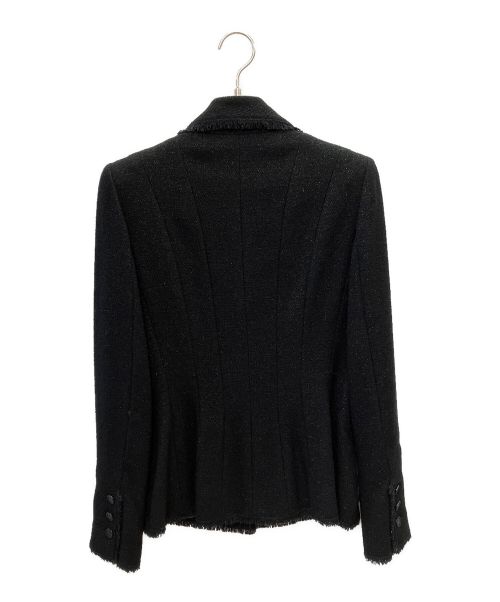 CHANEL（シャネル）CHANEL (シャネル) ツイードジャケット ブラック サイズ:36の古着・服飾アイテム