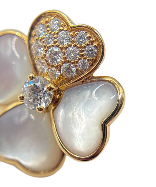 VAN CLEEF & ARPELS（ヴァンクリーフ＆アーペル）VAN CLEEF & ARPELS (ヴァンクリーフ＆アーペル) コスモス イヤリング ミディアムモデル サイズ:ミディアムの古着・服飾アイテム