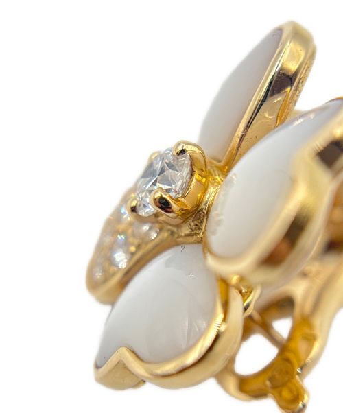 VAN CLEEF & ARPELS（ヴァンクリーフ＆アーペル）VAN CLEEF & ARPELS (ヴァンクリーフ＆アーペル) コスモス イヤリング ミディアムモデル サイズ:ミディアムの古着・服飾アイテム