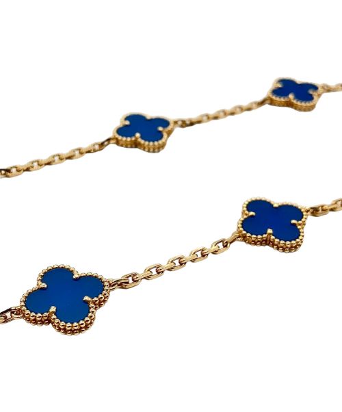 VAN CLEEF & ARPELS（ヴァンクリーフ＆アーペル）VAN CLEEF & ARPELS (ヴァンクリーフ＆アーペル) ヴィンテージ アルハンブラ ネックレス 10P アゲート サイズ:アルハンブラの古着・服飾アイテム