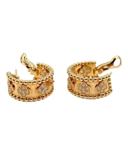 VAN CLEEF & ARPELS（ヴァンクリーフ＆アーペル）VAN CLEEF & ARPELS (ヴァンクリーフ＆アーペル) ペルレクローバーピアス サイズ:-の古着・服飾アイテム