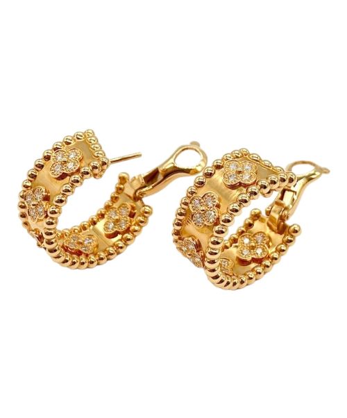 VAN CLEEF & ARPELS（ヴァンクリーフ＆アーペル）VAN CLEEF & ARPELS (ヴァンクリーフ＆アーペル) ペルレクローバーピアス サイズ:-の古着・服飾アイテム