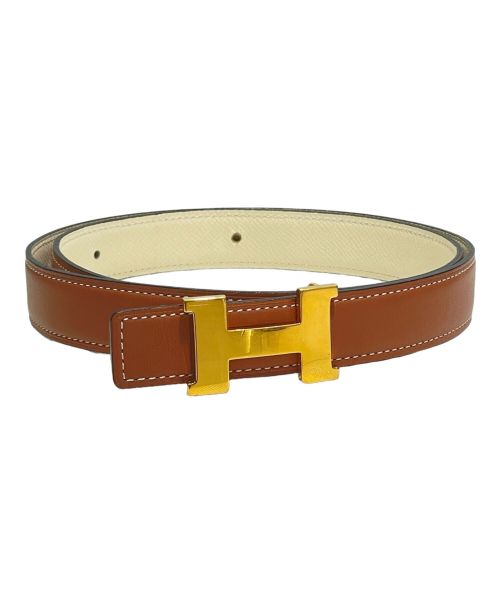 HERMES（エルメス）HERMES (エルメス) コンスタンスベルト ゴールド×クレの古着・服飾アイテム