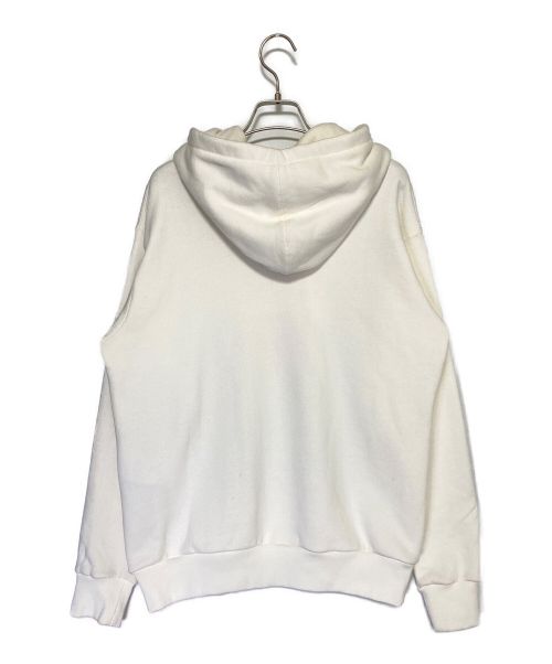 GUCCI（グッチ）GUCCI (グッチ) スパンコールオーバーサイズパーカー ホワイト サイズ:XXSの古着・服飾アイテム