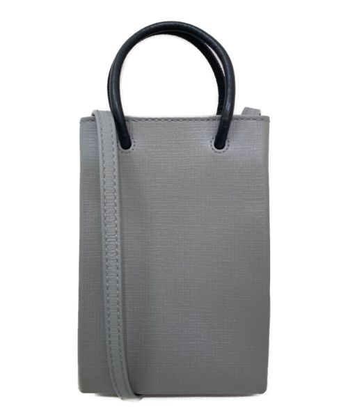 BALENCIAGA（バレンシアガ）BALENCIAGA (バレンシアガ) ショルダーバッグ ライトグレーの古着・服飾アイテム