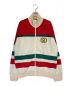 GUCCI（グッチ）の古着「GG Logo-Motif Bomber Jacket」｜ベージュ×レッド