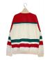 GUCCI (グッチ) GG Logo-Motif Bomber Jacket ベージュ×レッド サイズ:M：94800円