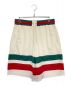 GUCCI（グッチ）の古着「Bermuda Shorts」｜ベージュ×レッド