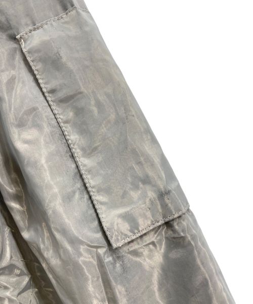CoSTUME NATIONAL HOMME（コスチューム ナショナル オム）CoSTUME NATIONAL HOMME (コスチューム ナショナル オム) リフレクター付デザインジャケット シルバー サイズ:46 未使用品の古着・服飾アイテム
