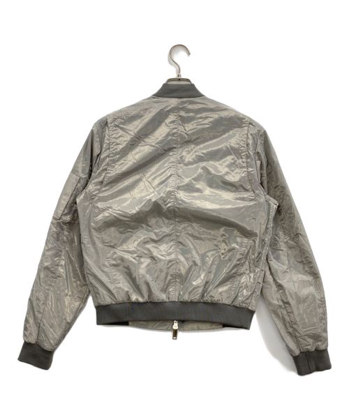 CoSTUME NATIONAL HOMME（コスチューム ナショナル オム）CoSTUME NATIONAL HOMME (コスチューム ナショナル オム) リフレクター付デザインジャケット シルバー サイズ:46 未使用品の古着・服飾アイテム