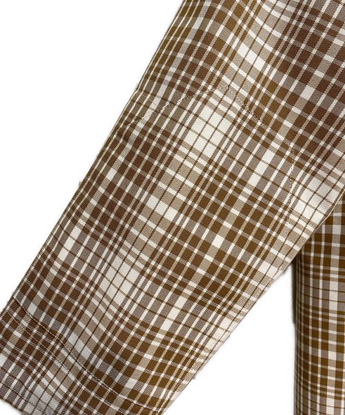 Maison Margiela（メゾンマルジェラ）Maison Margiela (メゾンマルジェラ) 20ss Oversized Brown Check Jacket ベージュ サイズ:46 未使用品の古着・服飾アイテム