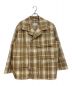Maison Margiela（メゾンマルジェラ）の古着「20ss Oversized Brown Check Jacket」｜ベージュ