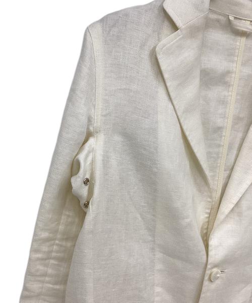 GRENFELL（グレンフェル）GRENFELL (グレンフェル) リネンジャケット ホワイト サイズ:38の古着・服飾アイテム