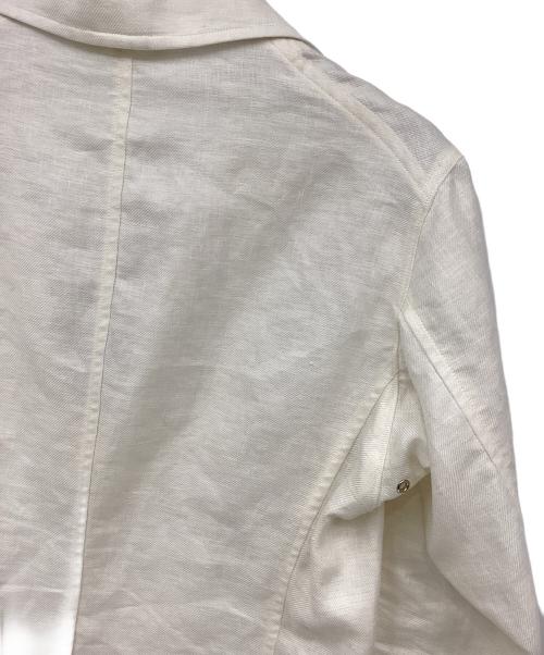 GRENFELL（グレンフェル）GRENFELL (グレンフェル) リネンジャケット ホワイト サイズ:38の古着・服飾アイテム