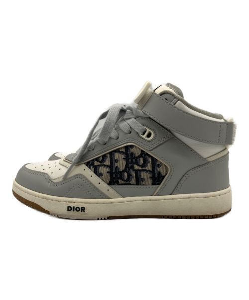 Dior（ディオール）Dior (ディオール) B27 ミッドトップ オブリークジャガードスニーカー ブルー サイズ:37の古着・服飾アイテム