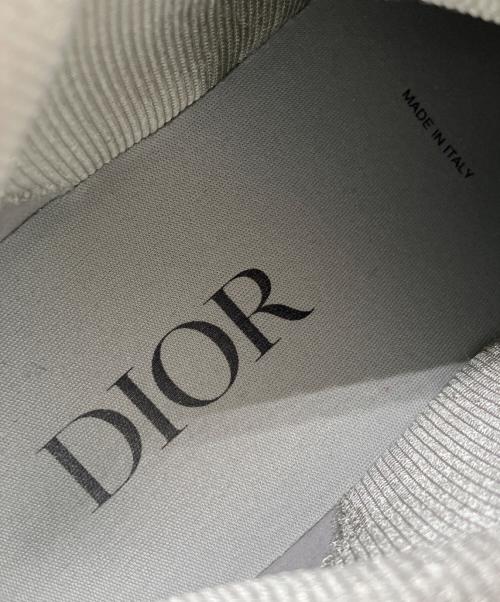 Dior（ディオール）Dior (ディオール) B27 ミッドトップ オブリークジャガードスニーカー ブルー サイズ:37の古着・服飾アイテム